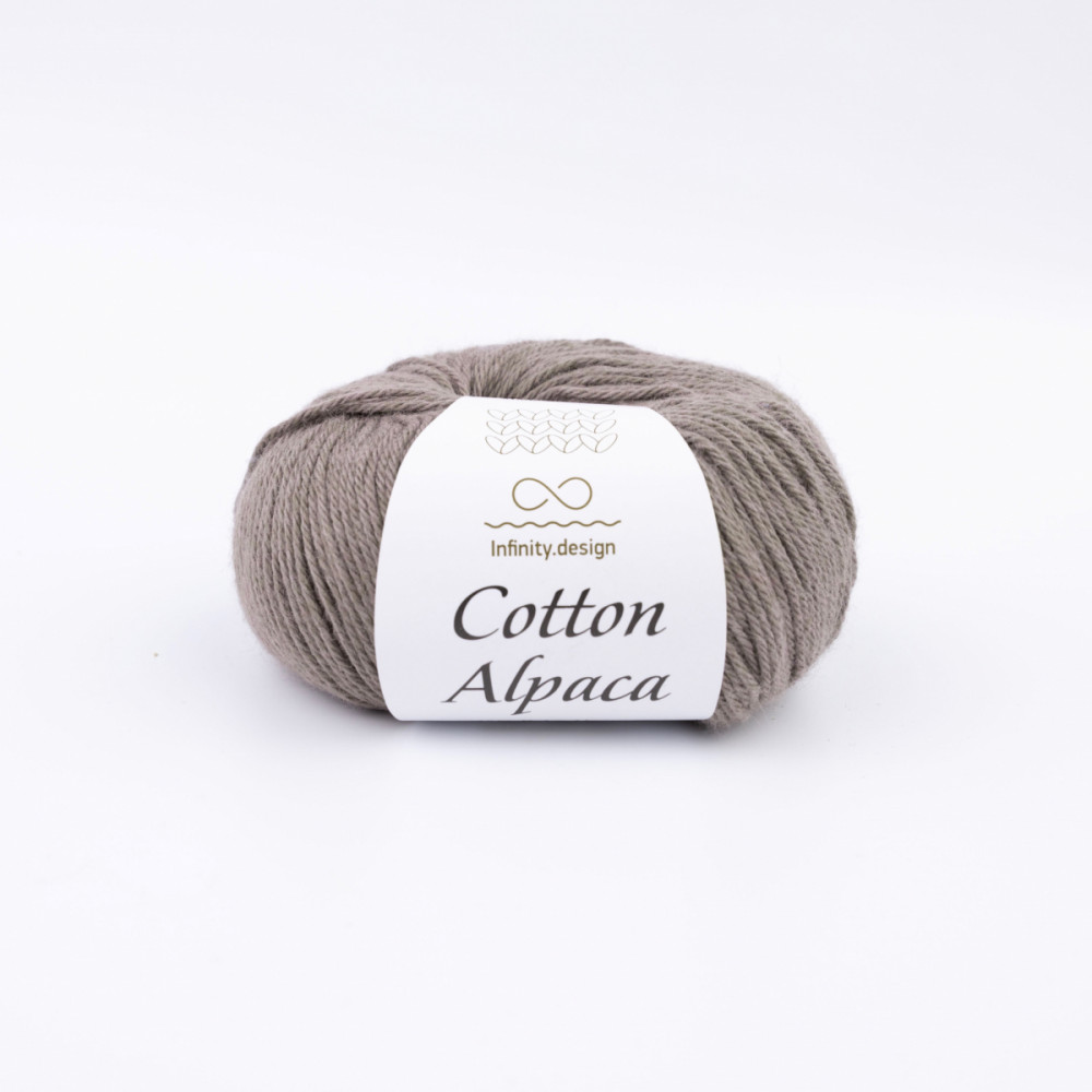 Пряжа Cotton Alpaca Infinity Design 2652 Какао