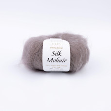 Пряжа Silk Mohair Infinity Design 3025 Жемчужный серый