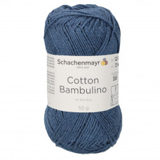 Пряжа Cotton Bambulino Schachenmayr 50 Индиго 