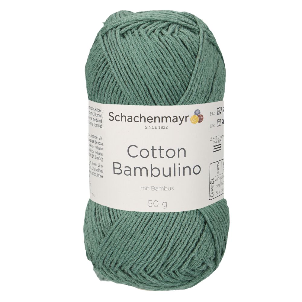 Пряжа Cotton Bambulino Schachenmayr 71 Шалфей