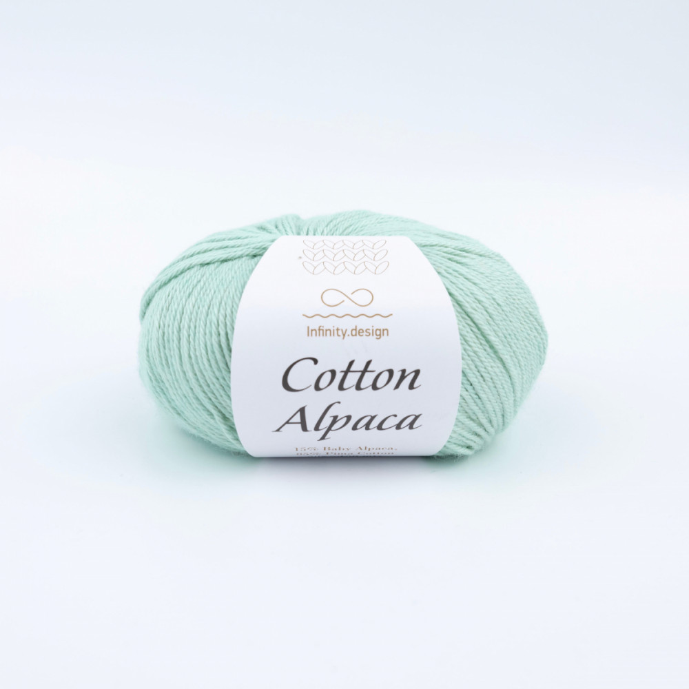 Пряжа Cotton Alpaca Infinity Design 7212 Мята