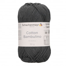 Пряжа Cotton Bambulino Schachenmayr 98 Мокрый асфальт