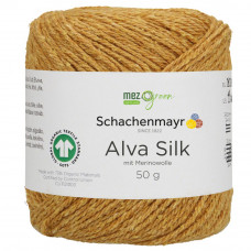 Пряжа Alva Silk Schachenmayr 022 Золотая горчица