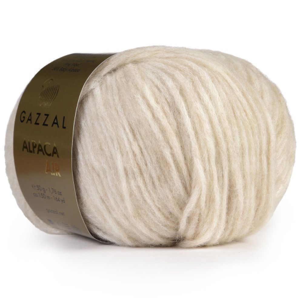 Пряжа Alpaca Air Gazzal 71 Молочный-бежевый