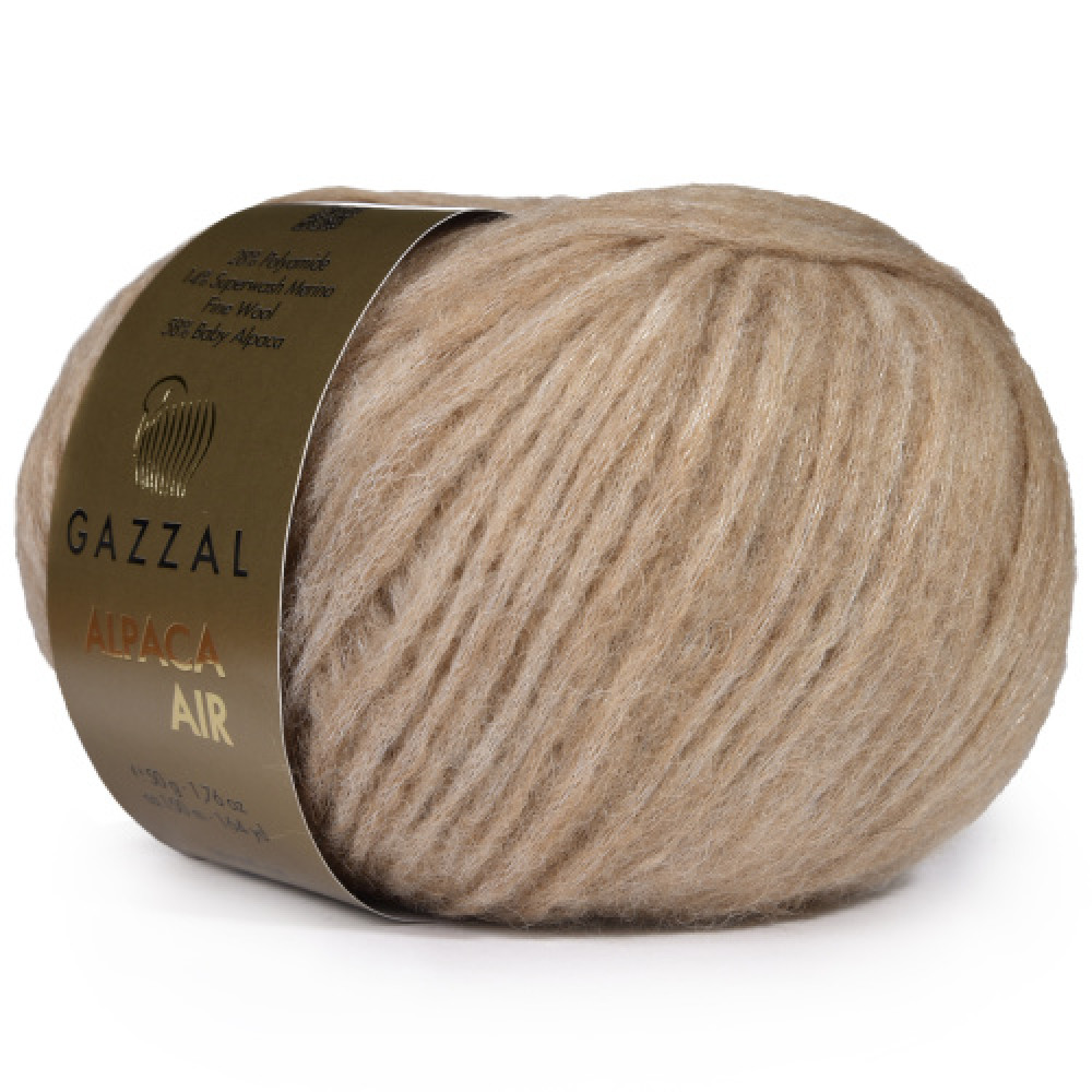 Пряжа Alpaca Air Gazzal 75 Латте