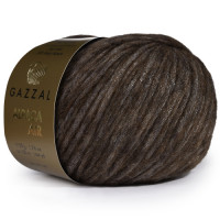 Пряжа Alpaca Air Gazzal 77 Тёмный шоколад