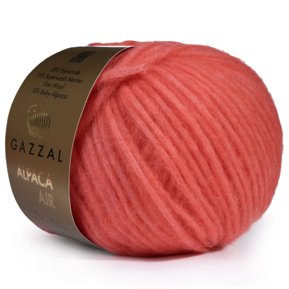 Пряжа Alpaca Air Gazzal 87 Розовый коралл