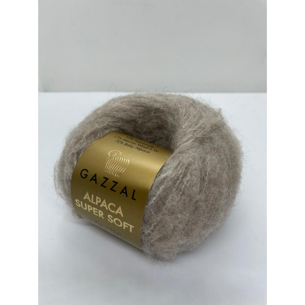 Пряжа Alpaca Super Soft Gazzal 103 Пыльный бежевый