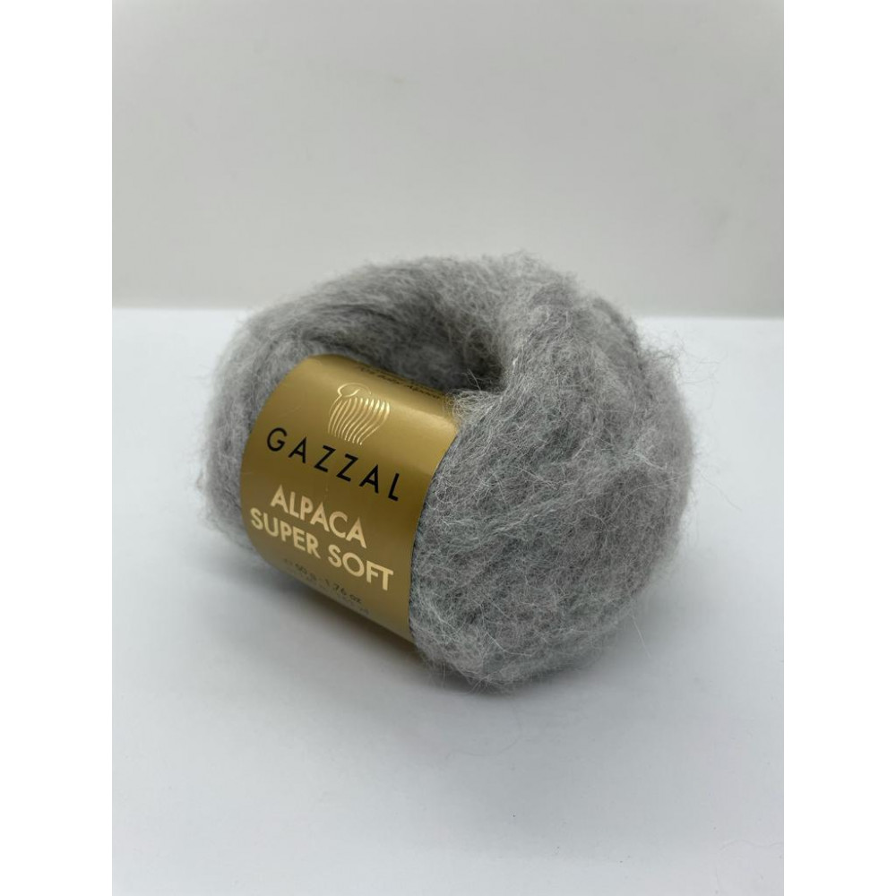 Пряжа Alpaca Super Soft Gazzal 109 Светлый серый