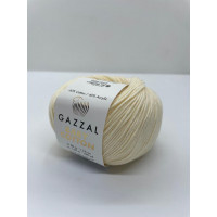 Пряжа Baby Cotton Gazzal 3437 Сливочный