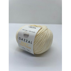 Пряжа Baby Cotton Gazzal 3437 Сливочный