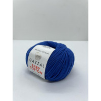 Пряжа Baby Cotton Gazzal 3421 Королевский синий