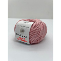 Пряжа Baby Cotton Gazzal 3444 Пудра