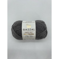 Пряжа Happy Feet Uni Colors Gazzal 3553 Cерый
