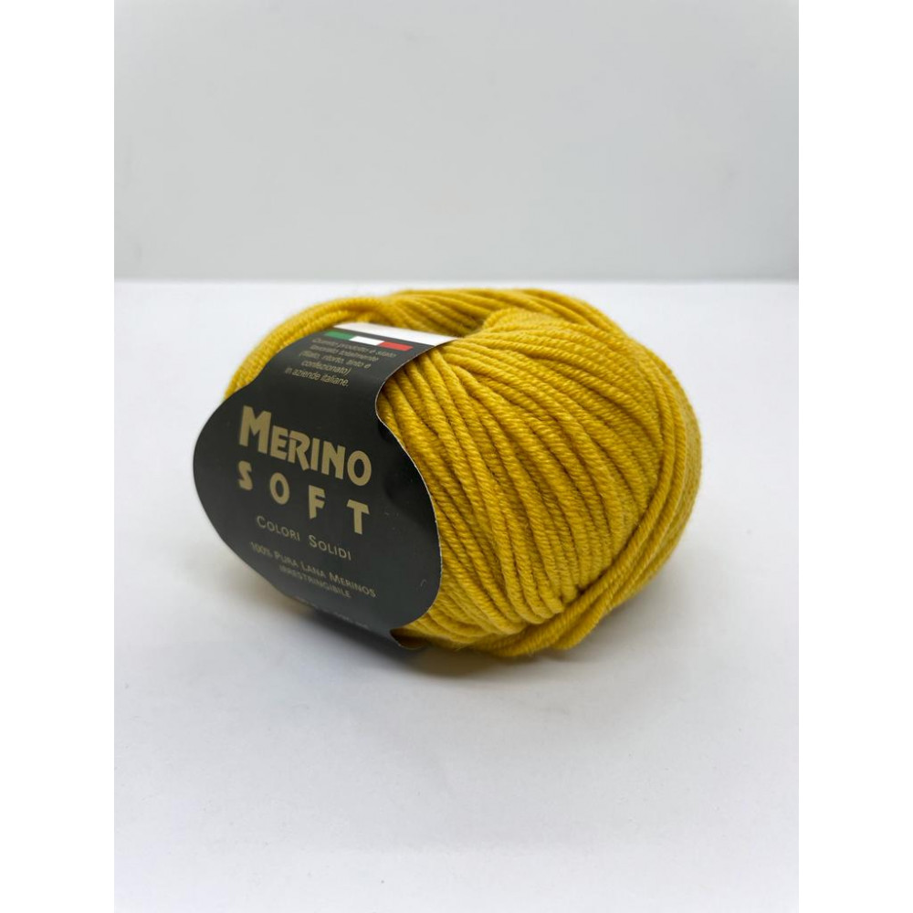 Пряжа Merino Soft Rial Filati 141 Горчица