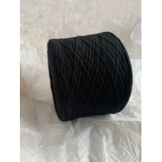 New Mill Pluff 78% мериносовая шерсть superfine, 22% полиамид, 100г 470м, Черный