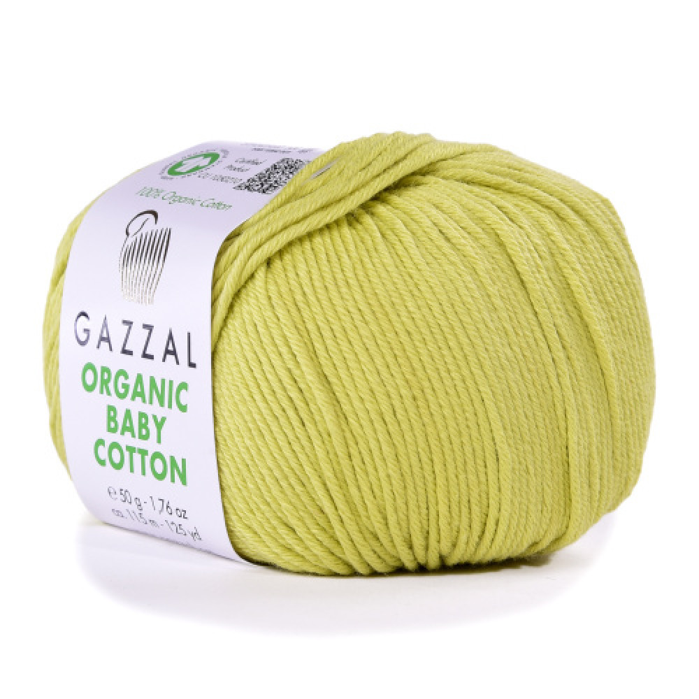 Пряжа Organic Baby Cotton Gazzal 426 Липа