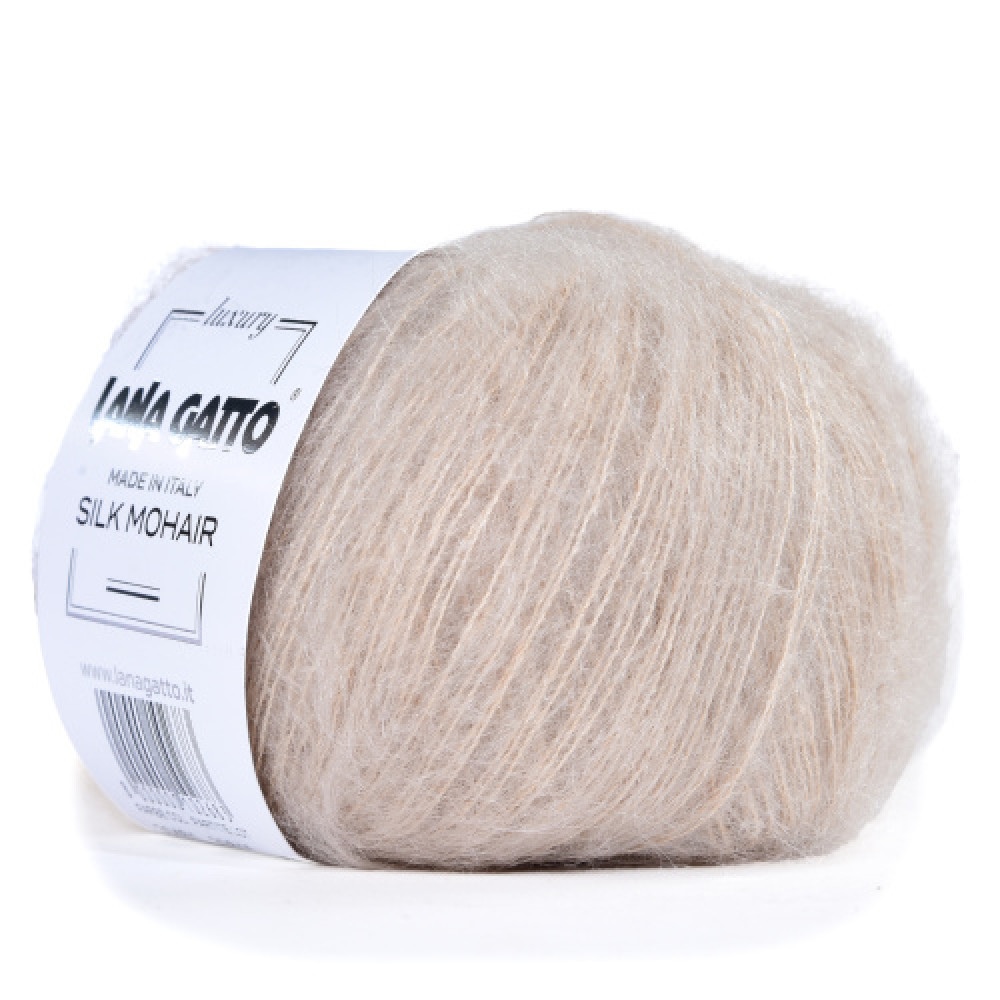 Пряжа Silk Mohair LANA GATTO 30481 Тёплый песок