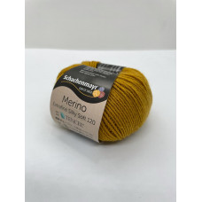 Пряжа Merino Extrafine Silky Soft 120 Schachenmayr 520 Золотая горчица