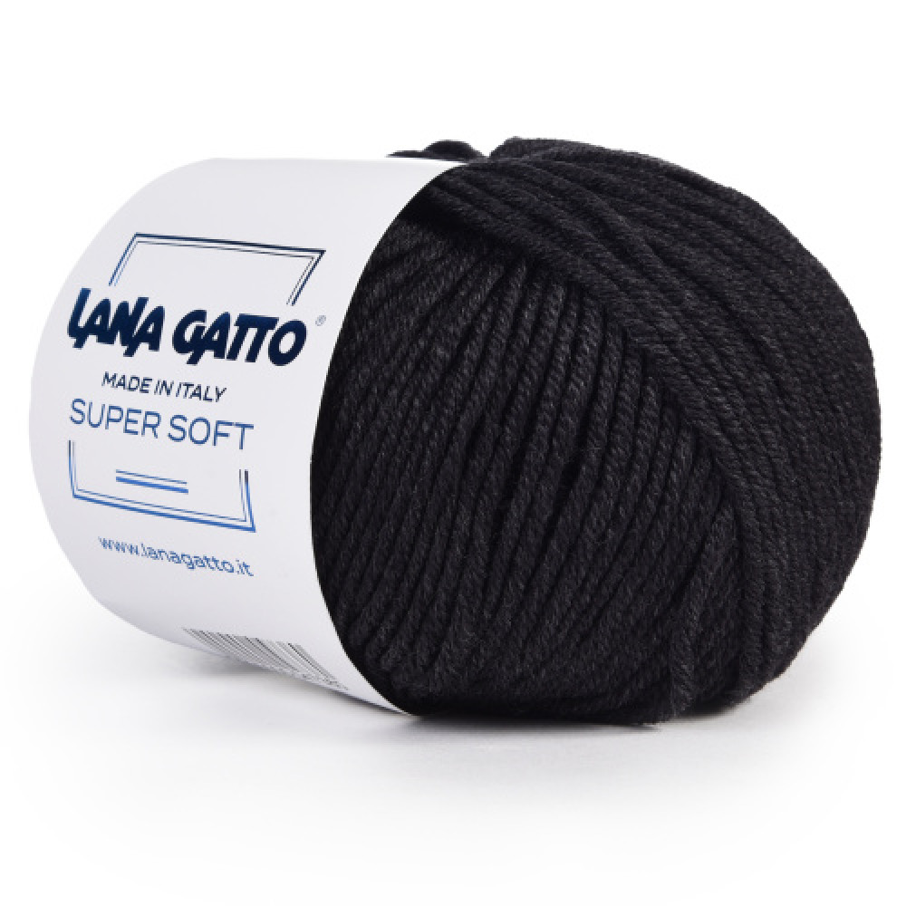 Пряжа Super Soft LANA GATTO 20214 Мокрый асфальт