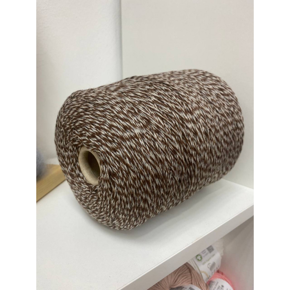 New Mill VELOX MOULINE 40% мериносовая шерсть, 10% кашемир, 25% полиамид, 25% вискоза, 100г 363м, 4/14.5, цвет 93128 Белый, Серый, Коричневый мулине New Mill VELOX MOULINE 40% мериносовая шерсть, 10% кашемир, 25% полиамид, 25% вискоза, 100г 363м, 4/14.5, цвет 93128 Белый, Серый, Коричневый мулине