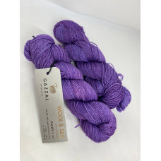 Пряжа Wool&Silk Gazzal 11167 Анютины глазки