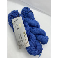 Пряжа Wool&Silk Gazzal 11164 Светлый кобальт