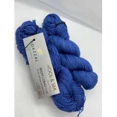 Пряжа Wool&Silk Gazzal 11164 Светлый кобальт