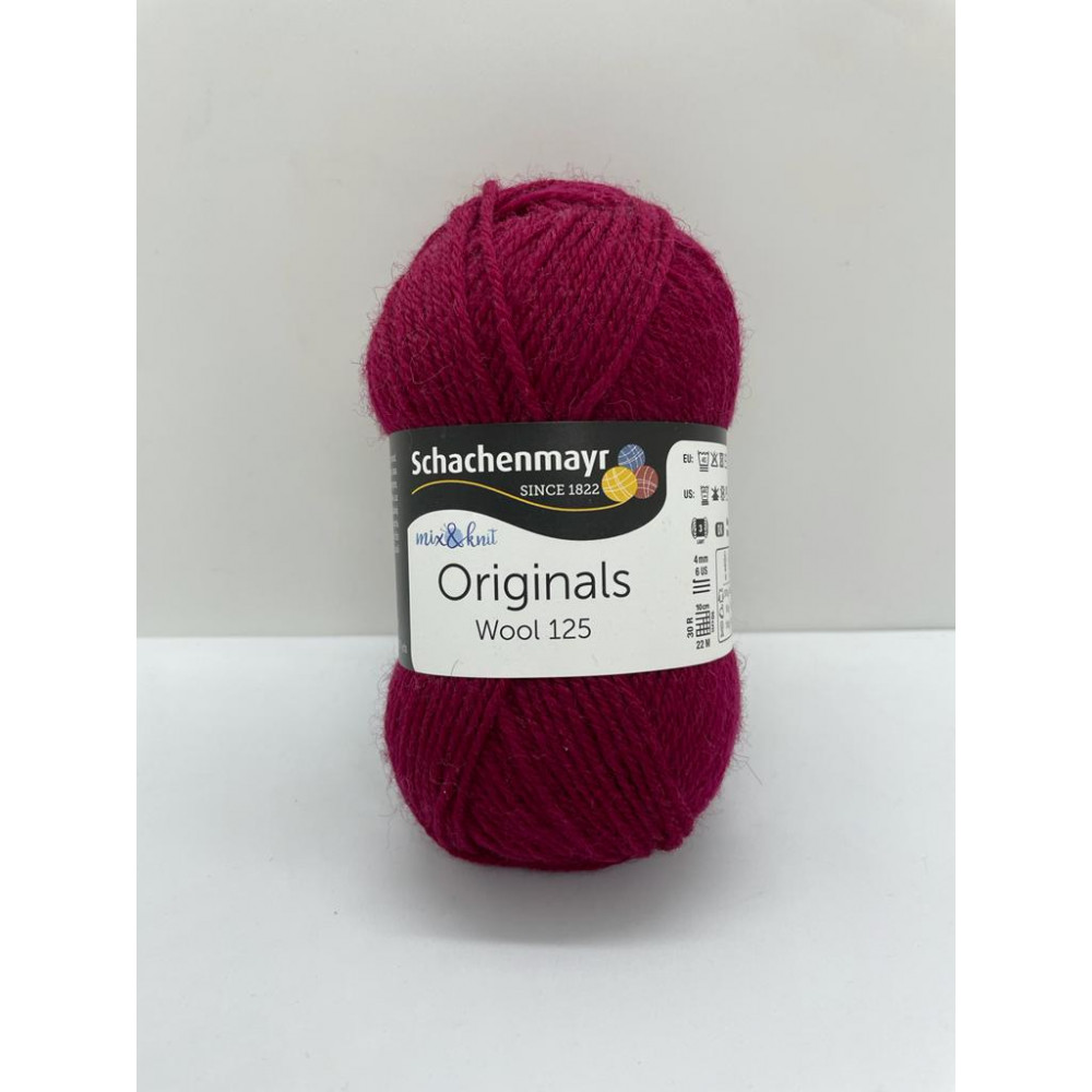 Пряжа Originals Wool 125 Schachenmayr 132 Бургунди