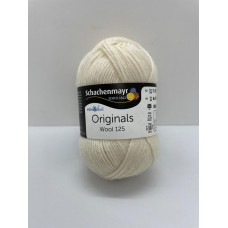 Пряжа Originals Wool 125 Schachenmayr 102 Белый